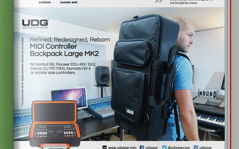 UDG Ultimate MIDI Controller Backpack Large MK2 Print Ads A5 Artwork