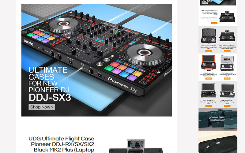 Pioneer DDJ-SX3 Case - Email Newsletter Template HTML File