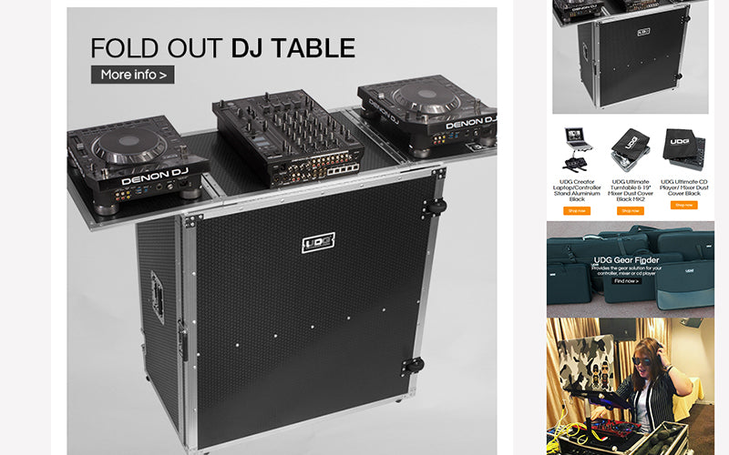 UDG DJ Table - Email Newsletter Template HTML File