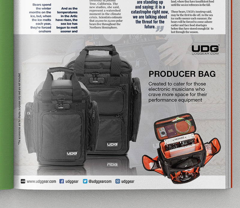 UDG Ultimate Producer Bag Print Ads A5 Artwork