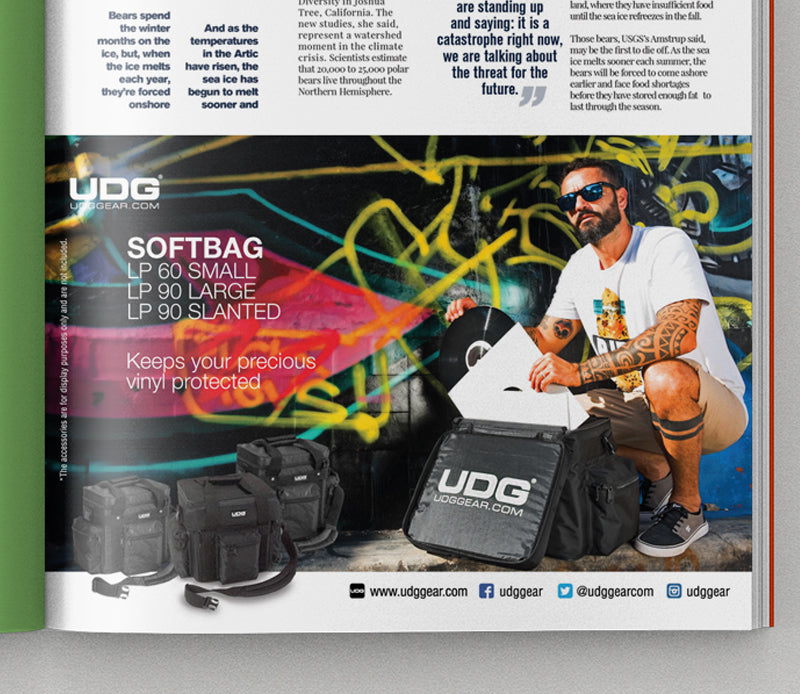 UDG Ultimate SoftBag Print Ads A5 Artwork Version 2