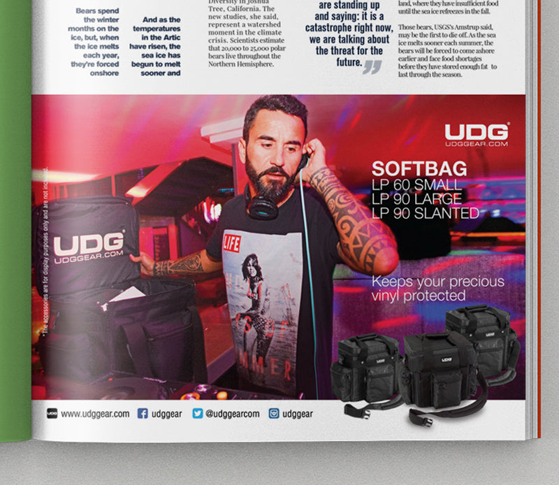 UDG Ultimate SoftBag Print Ads A5 Artwork Version 1