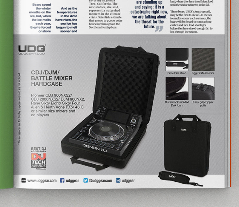 UDG Creator CDJ/DJM/Battle Mixer Hardcase Print Ads A5 Artwork