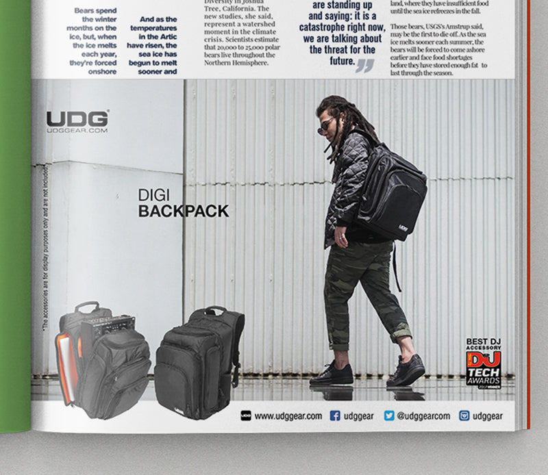 UDG Ultimate DIGI Backpack Print Ads A5 Artwork