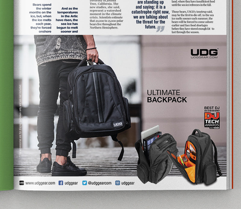 UDG Ultimate Backpack Print Ads A5 Artwork