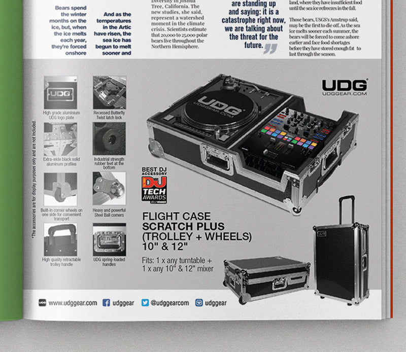 UDG Flight Case Scratch Print Ads A5 Artwork