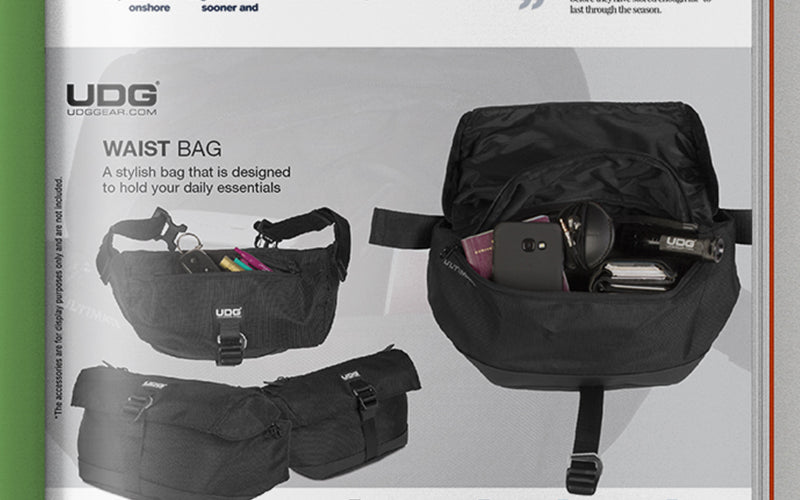 UDG Ultimate Waist Bag Print Ads A5 Artwork