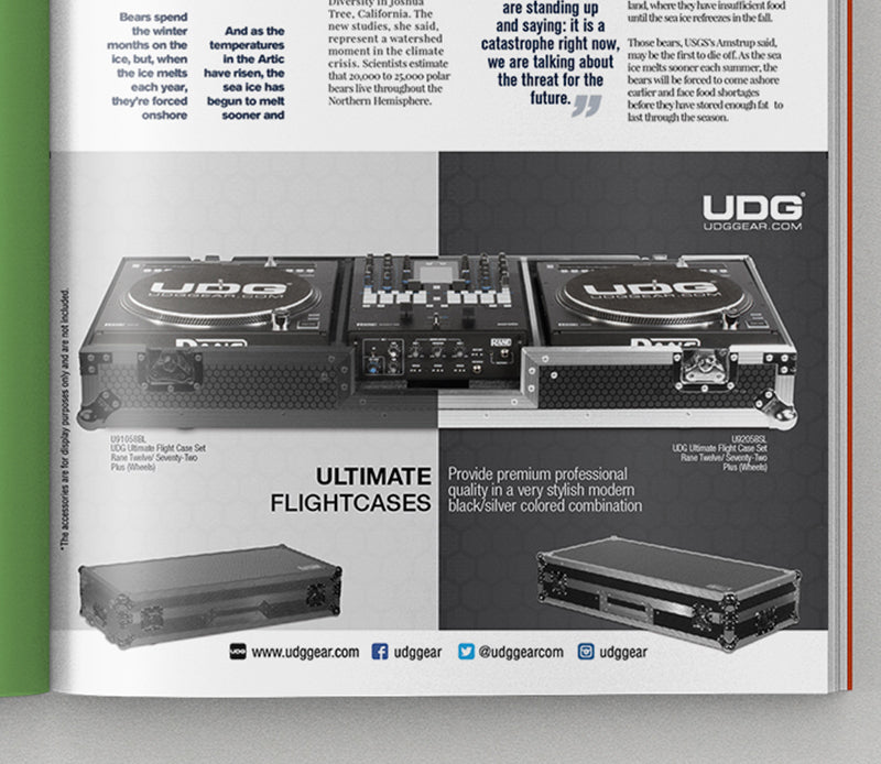 UDG Flight Case Rane Print Ads A5 Artwork