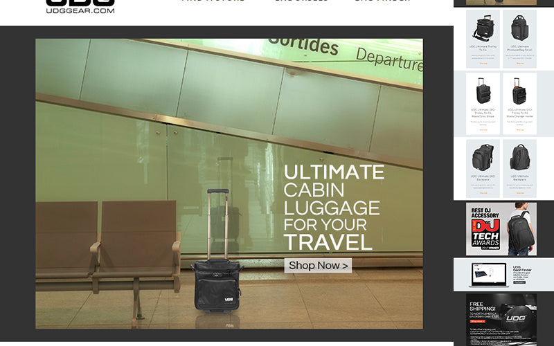 Cabin Luggage - Email Newsletter Template HTML File