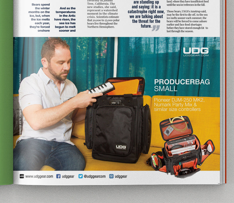 UDG Ultimate ProducerBag Small Print Ads A5 Artwork