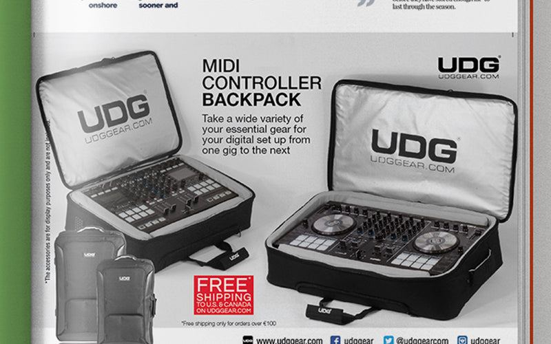 UDG Urbanite MIDI Controller Backpacks Version 2 Print Ads A5 Artwork