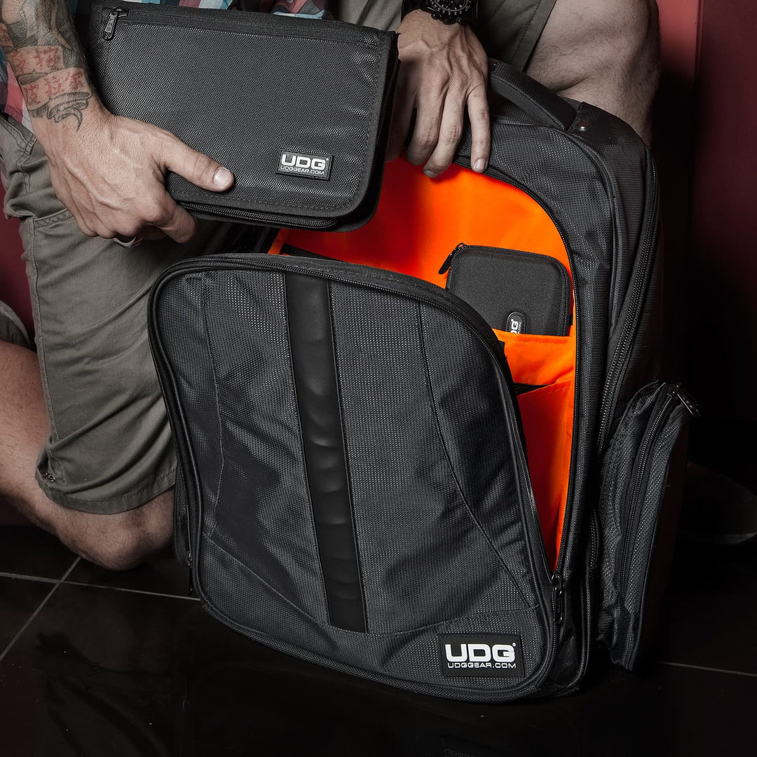 UDG Ultimate Backpack Black Orange Inside