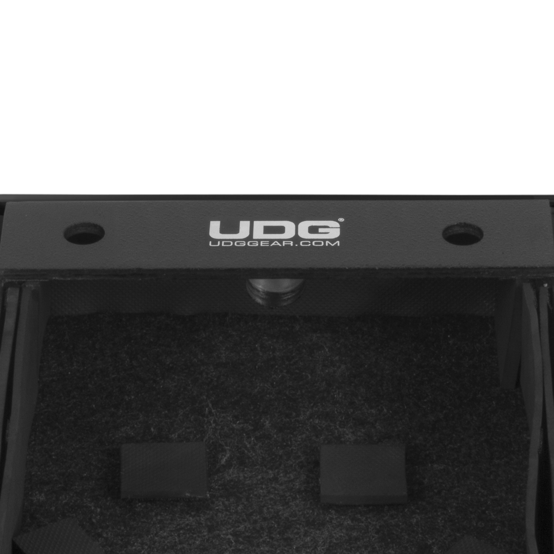 UDG Ultimate Flight Case Set PLX9/SL1200 Black MK2 Plus (Laptop Shelf + Wheels)