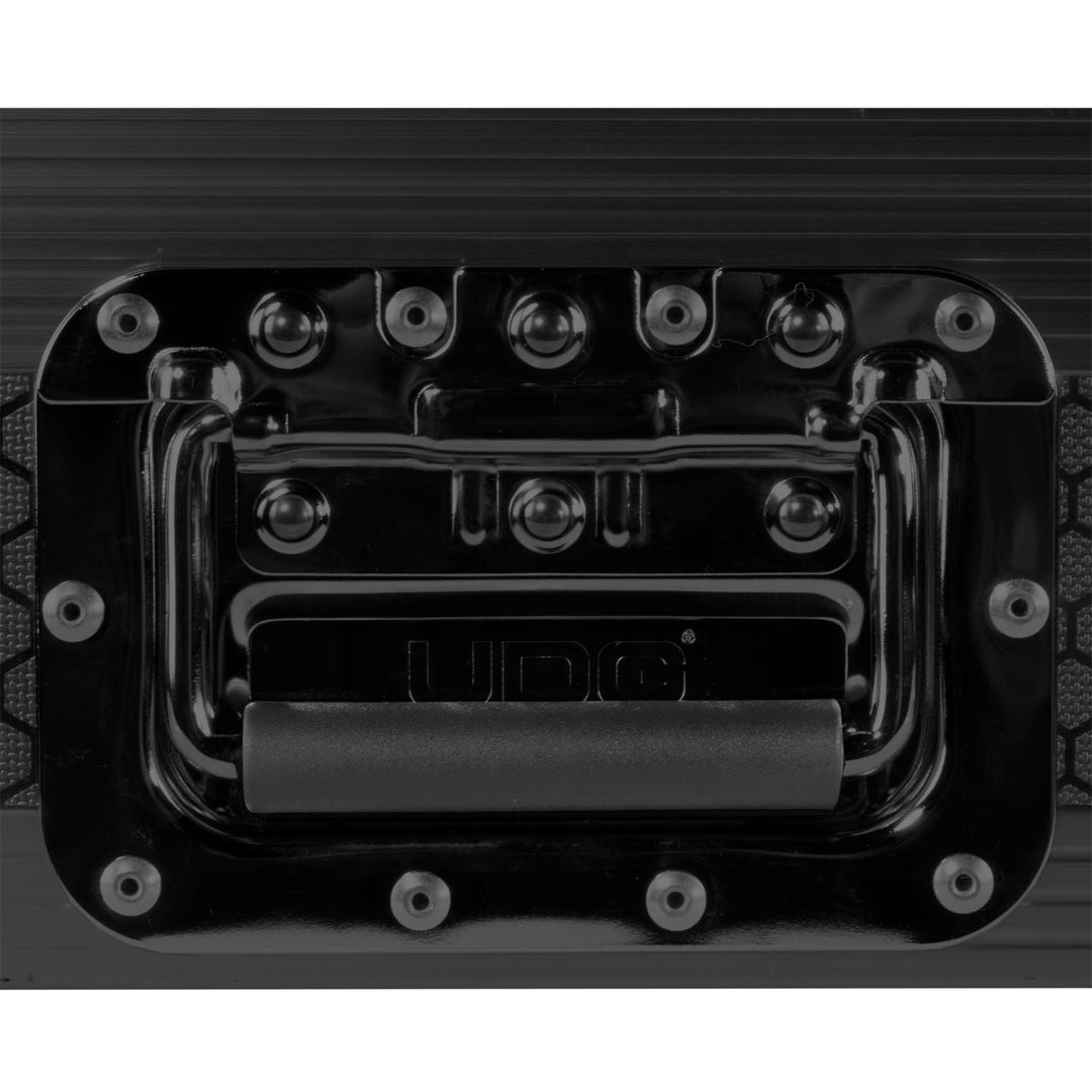 UDG Ultimate Flight Case Set PLX9/SL1200 Black MK2 Plus (Laptop Shelf + Wheels)