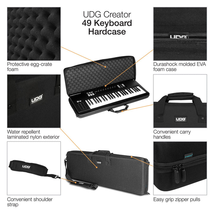 UDG Creator 49 Keyboard Hardcase Black