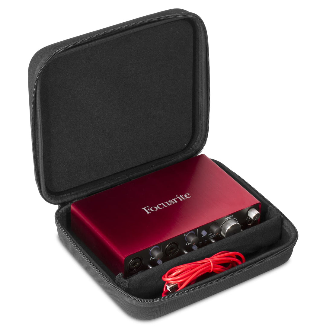 UDG Creator Focusrite Scarlett 4i4/ Clarett 2Pre/ 4Pre/ NI Komplete Audio 6 MK2 Hardcase Black