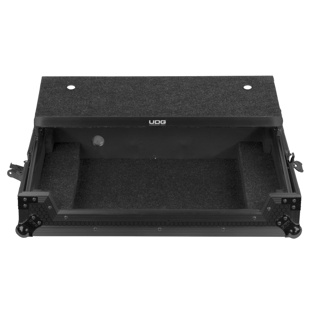 UDG Ultimate Flight Case Pioneer DDJ-RX/ SX3 Black MK2 Plus (Laptop Shelf)