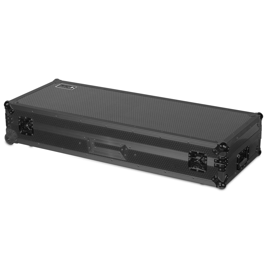 UDG Ultimate Flight Case Set PLX9/SL1200 Black MK2 Plus (Laptop Shelf + Wheels)