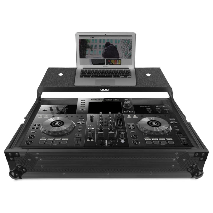 UDG Ultimate Flight Case Pioneer XDJ-RR Black Plus (Laptop Shelf)