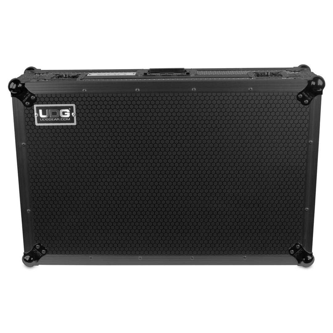 UDG Ultimate Flight Case Pioneer XDJ-RX3 Black Plus (Laptop Shelf + Wheels)