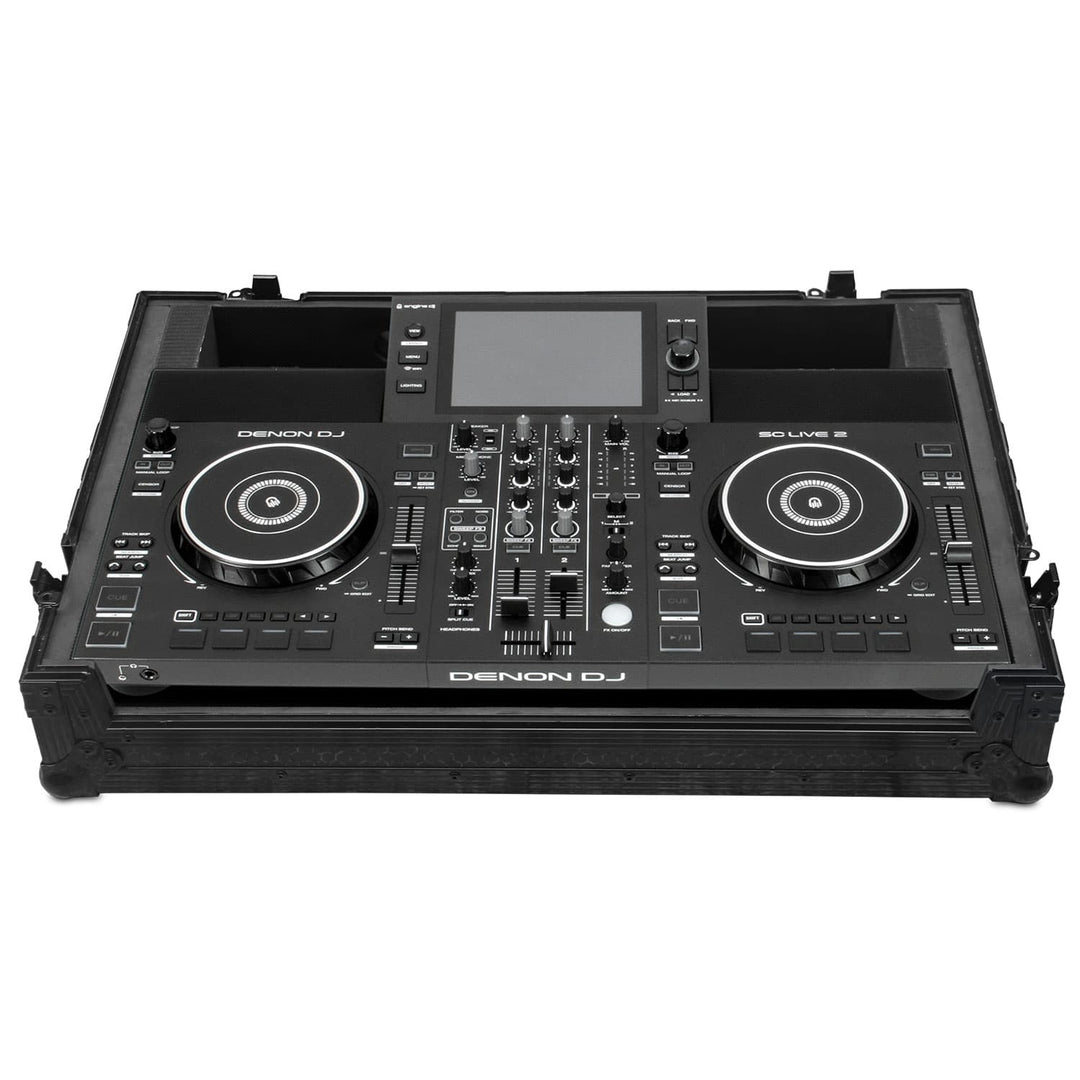 UDG Ultimate Flight Case Denon DJ SC LIVE 2 Black Plus (Wheels)