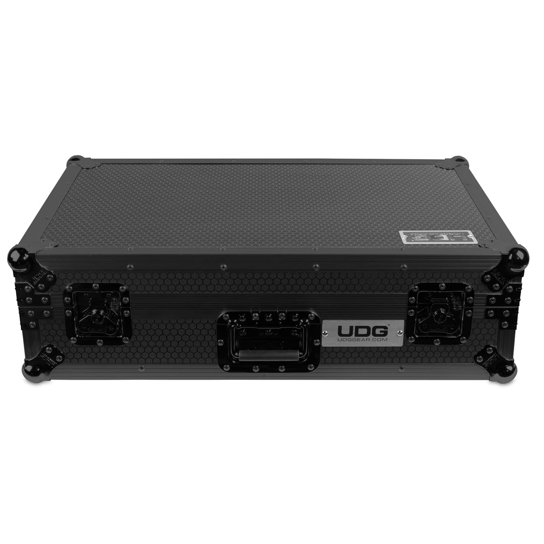 UDG Ultimate Flight Case Pioneer DDJ-FLX10 Black Plus (Laptop Shelf + Wheels)