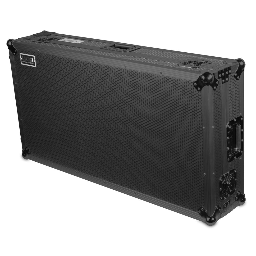 UDG Ultimate Flight Case Set Pioneer PLX-CRSS12 & 10"/12" Mixer Black Plus (Laptop Shelf + Wheels)